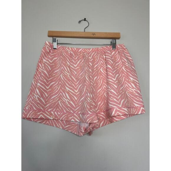 NWT Bed Head Stretch Short Sleeve Shorty PJ Set Wild One Sleepwear Pink Size: L - Picture 8 of 9